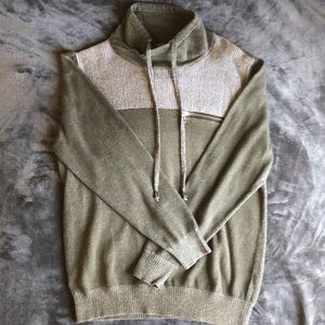 Green XIOS Stand Collar Pullover